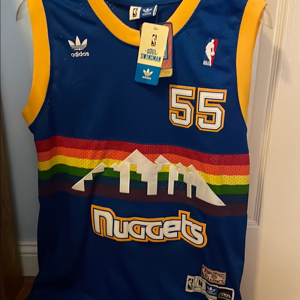 Dikembe Mutombo Denver Nuggets Throwback Jersey